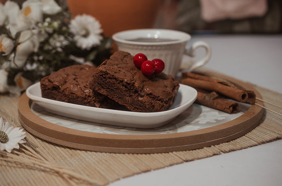 Grain-free Chocolate, Almond and Cranberry Brownies